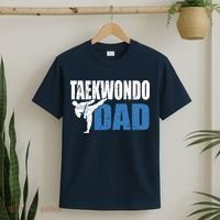 Taekwondo Dad Gift Idea Tae Cool Taekwondo Uniform T-Shirt thumb 2
