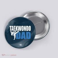 Taekwondo Dad Gift Idea Tae Cool Taekwondo Uniform Button thumb 0