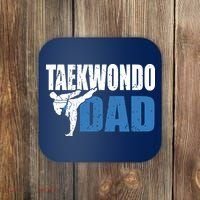 Taekwondo Dad Gift Idea Tae Cool Taekwondo Uniform Coaster thumb 0