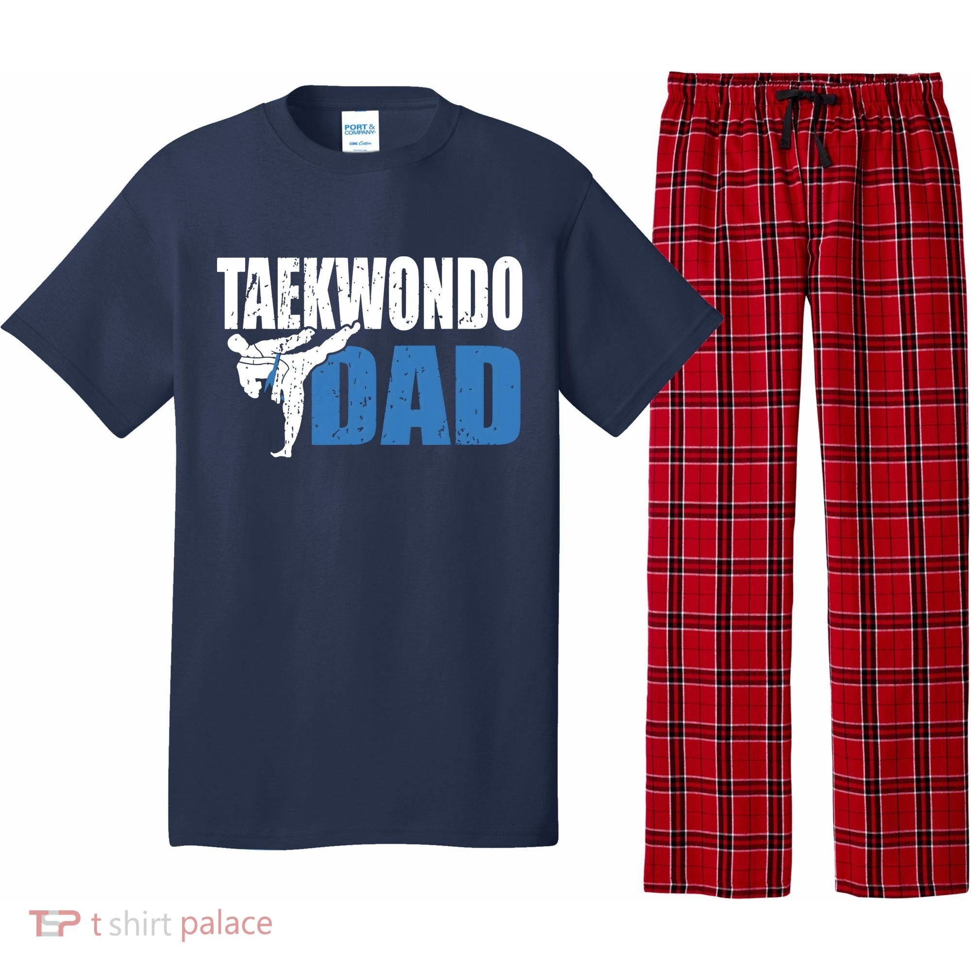 Taekwondo Dad Gift Idea Tae Cool Taekwondo Uniform Pajama Set