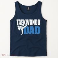 Taekwondo Dad Gift Idea Tae Cool Taekwondo Uniform Tank Top thumb 2
