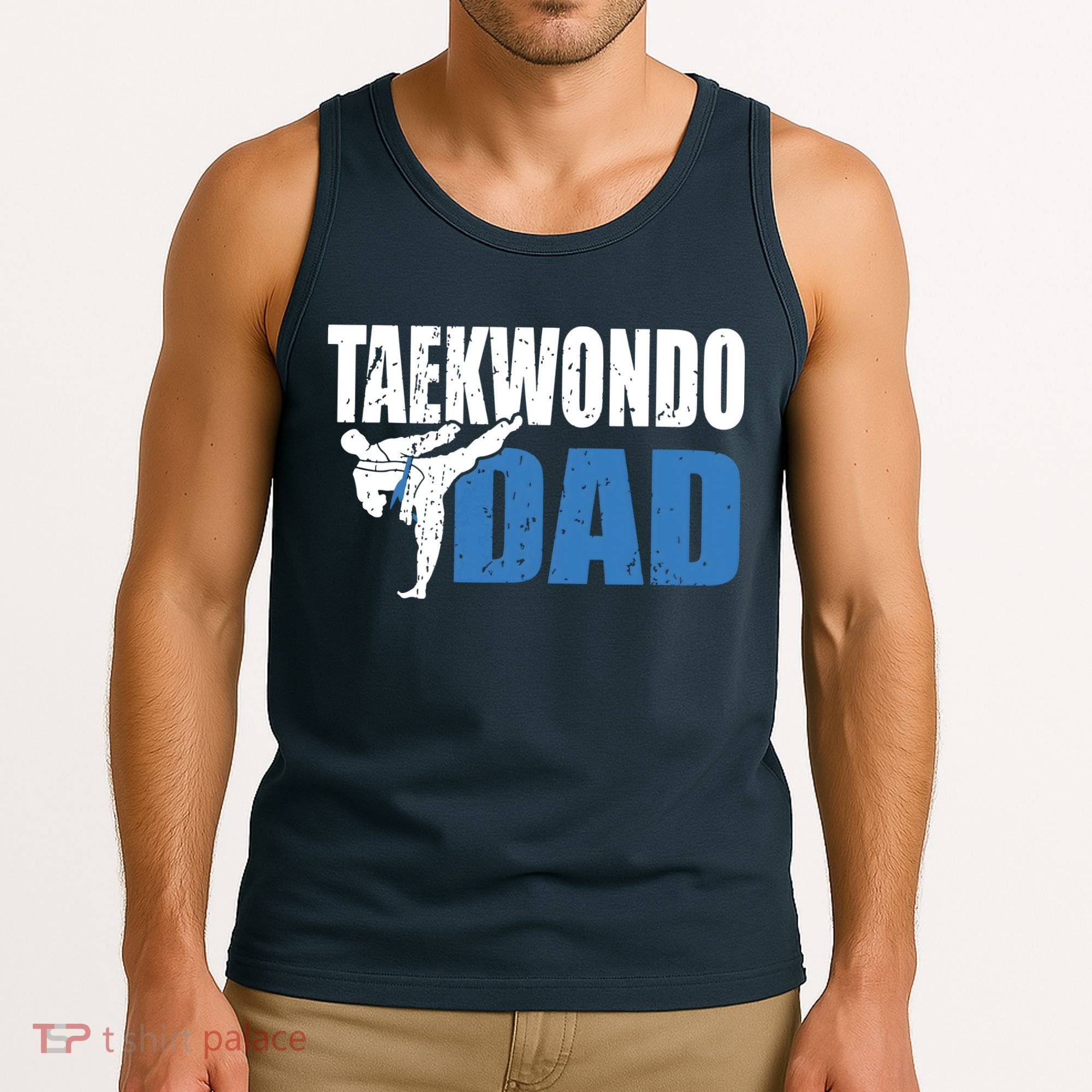 Taekwondo Dad Gift Idea Tae Cool Taekwondo Uniform Tank Top