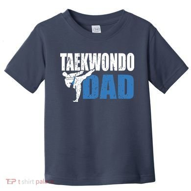 Taekwondo Dad Gift Idea Tae Cool Taekwondo Uniform Toddler T-Shirt