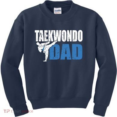 Taekwondo Dad Gift Idea Tae Cool Taekwondo Uniform Kids Sweatshirt