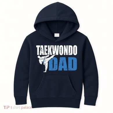 Taekwondo Dad Gift Idea Tae Cool Taekwondo Uniform Kids Hoodie