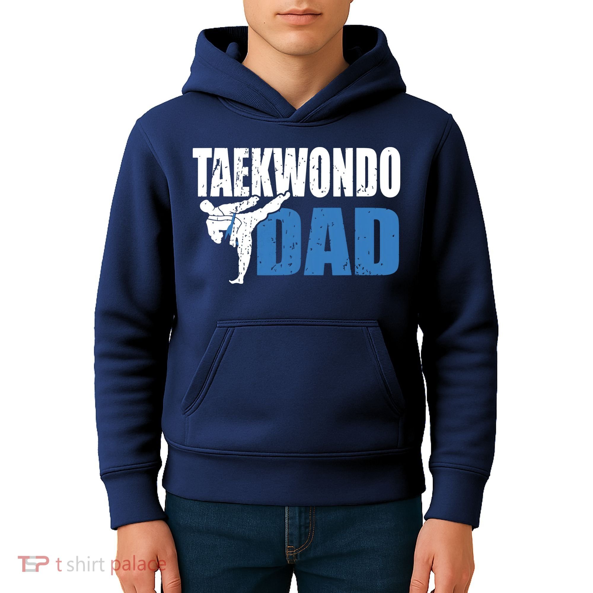 Taekwondo Dad Gift Idea Tae Cool Taekwondo Uniform Kids Hoodie