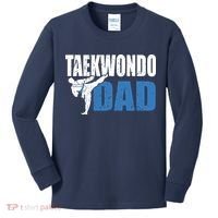 Taekwondo Dad Gift Idea Tae Cool Taekwondo Uniform Kids Long Sleeve Shirt thumb 0