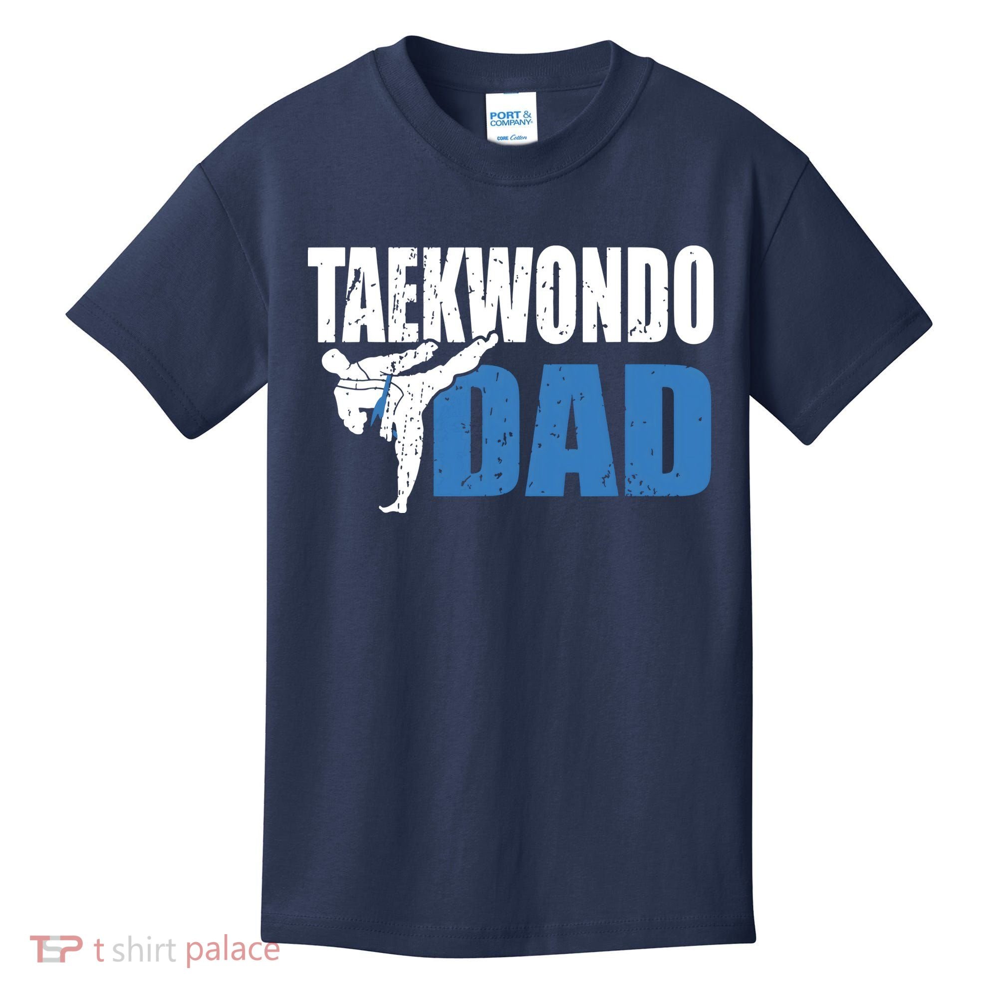 Taekwondo Dad Gift Idea Tae Cool Taekwondo Uniform Kids T-Shirt