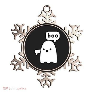 Thumbs Down Ghost Screaming Boo Disapproval Ghost Halloween Ornament