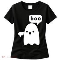 Thumbs Down Ghost Screaming Boo Disapproval Ghost Halloween Women's T-Shirt thumb 0