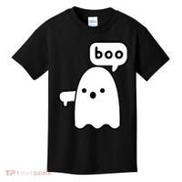 Thumbs Down Ghost Screaming Boo Disapproval Ghost Halloween Kids T-Shirt thumb 0