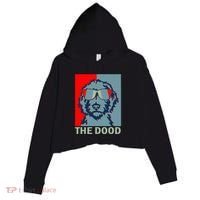 The Dood Goldendoodle Doodle Dad Crop Fleece Hoodie thumb 0
