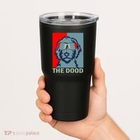 The Dood Goldendoodle Doodle Dad Tumbler thumb 2