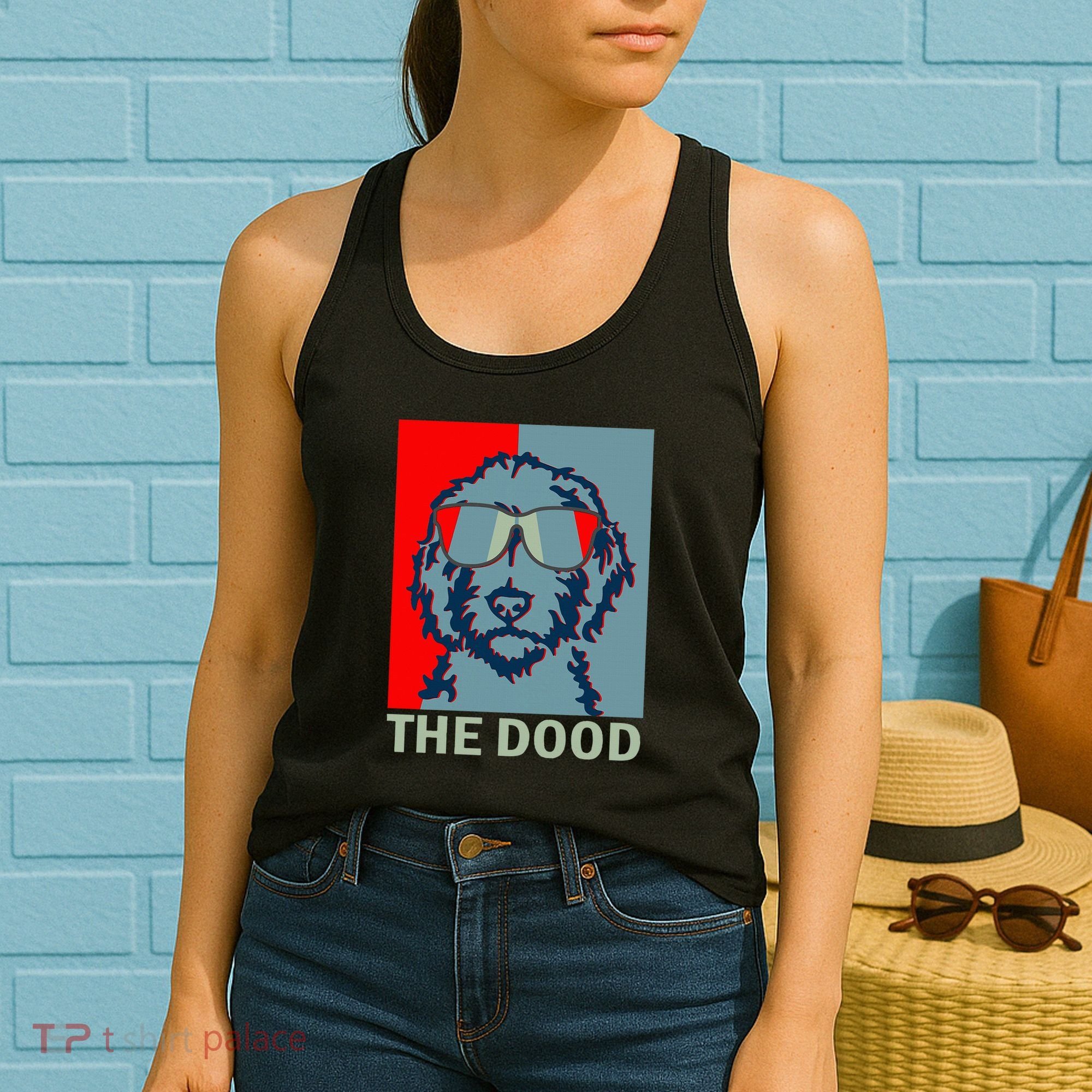 The Dood Goldendoodle Doodle Dad Women's Tank Top