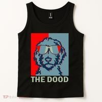 The Dood Goldendoodle Doodle Dad Tank Top thumb 2