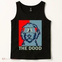 The Dood Goldendoodle Doodle Dad Tank Top thumb 2