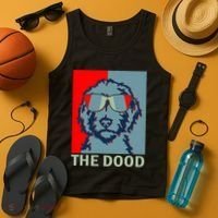 The Dood Goldendoodle Doodle Dad Tank Top thumb 4