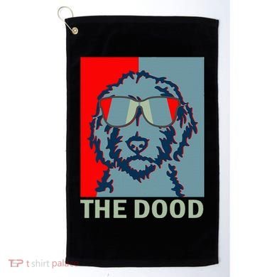 The Dood Goldendoodle Doodle Dad Golf Towel