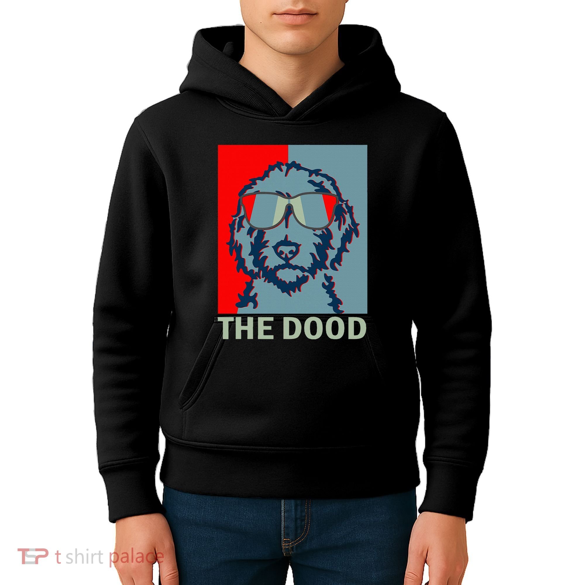 The Dood Goldendoodle Doodle Dad Kids Hoodie