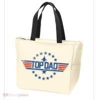 Top Dad Gift For Dad For Fathers Day Funny Top Gun Tote Bag thumb 3