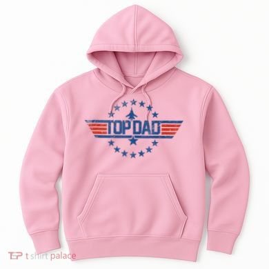 Top Dad Gift For Dad For Fathers Day Funny Top Gun Hoodie