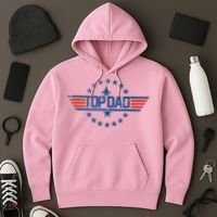 Top Dad Gift For Dad For Fathers Day Funny Top Gun Hoodie thumb 3