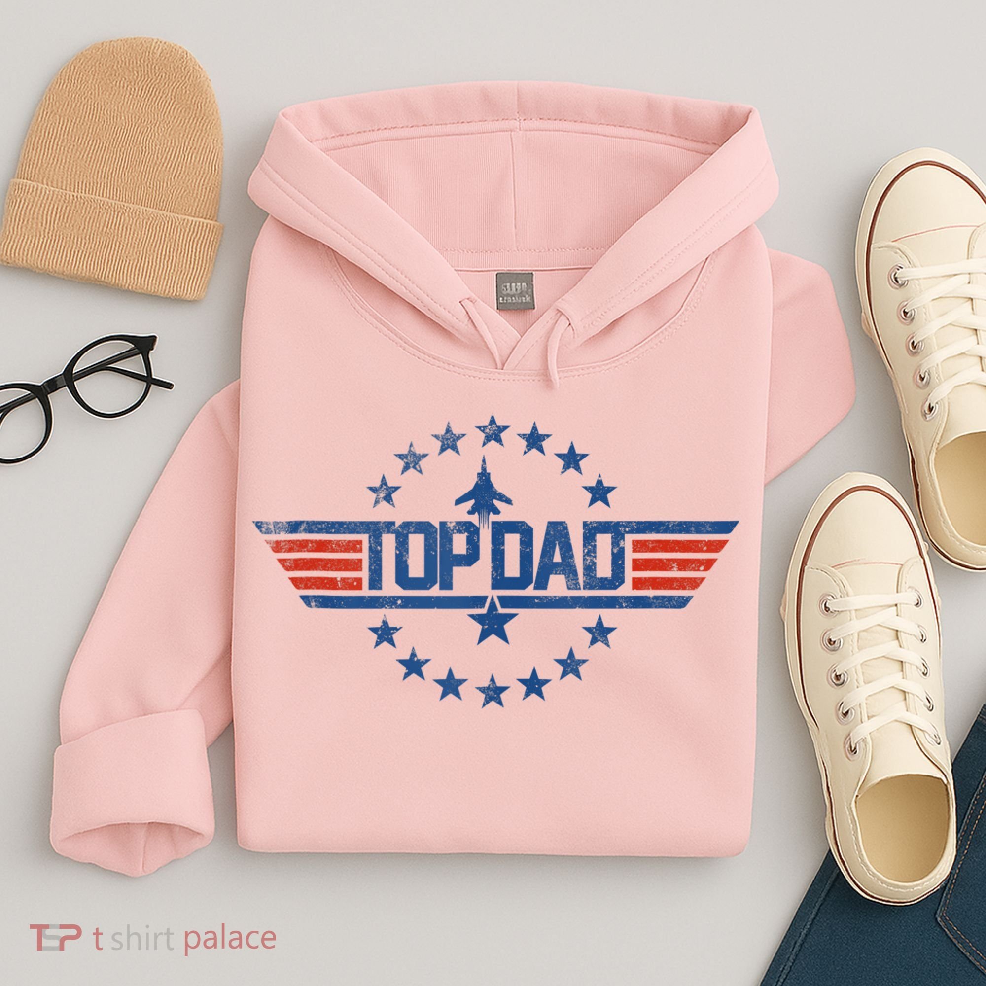 Top Dad Gift For Dad For Fathers Day Funny Top Gun Hoodie