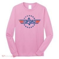 Top Dad Gift For Dad For Fathers Day Funny Top Gun Long Sleeve Shirt thumb 0