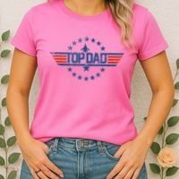 Top Dad Gift For Dad For Fathers Day Funny Top Gun Women's T-Shirt thumb 2