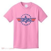 Top Dad Gift For Dad For Fathers Day Funny Top Gun Kids T-Shirt thumb 0