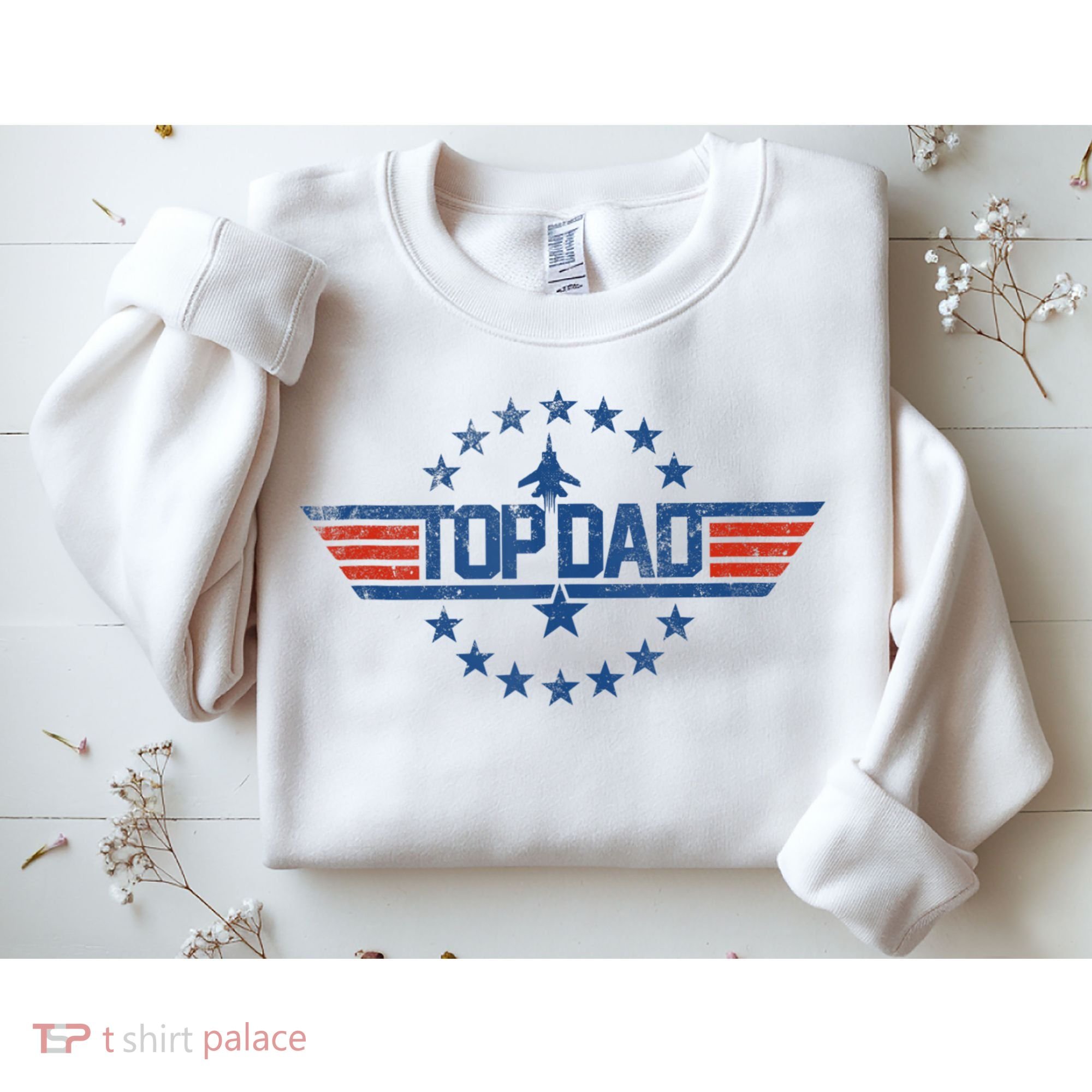 Top Dad Gift For Dad For Fathers Day Funny Top Gun Sweatshirt