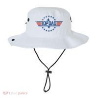Top Dad Gift For Dad For Fathers Day Funny Top Gun Bucket Hat thumb 0