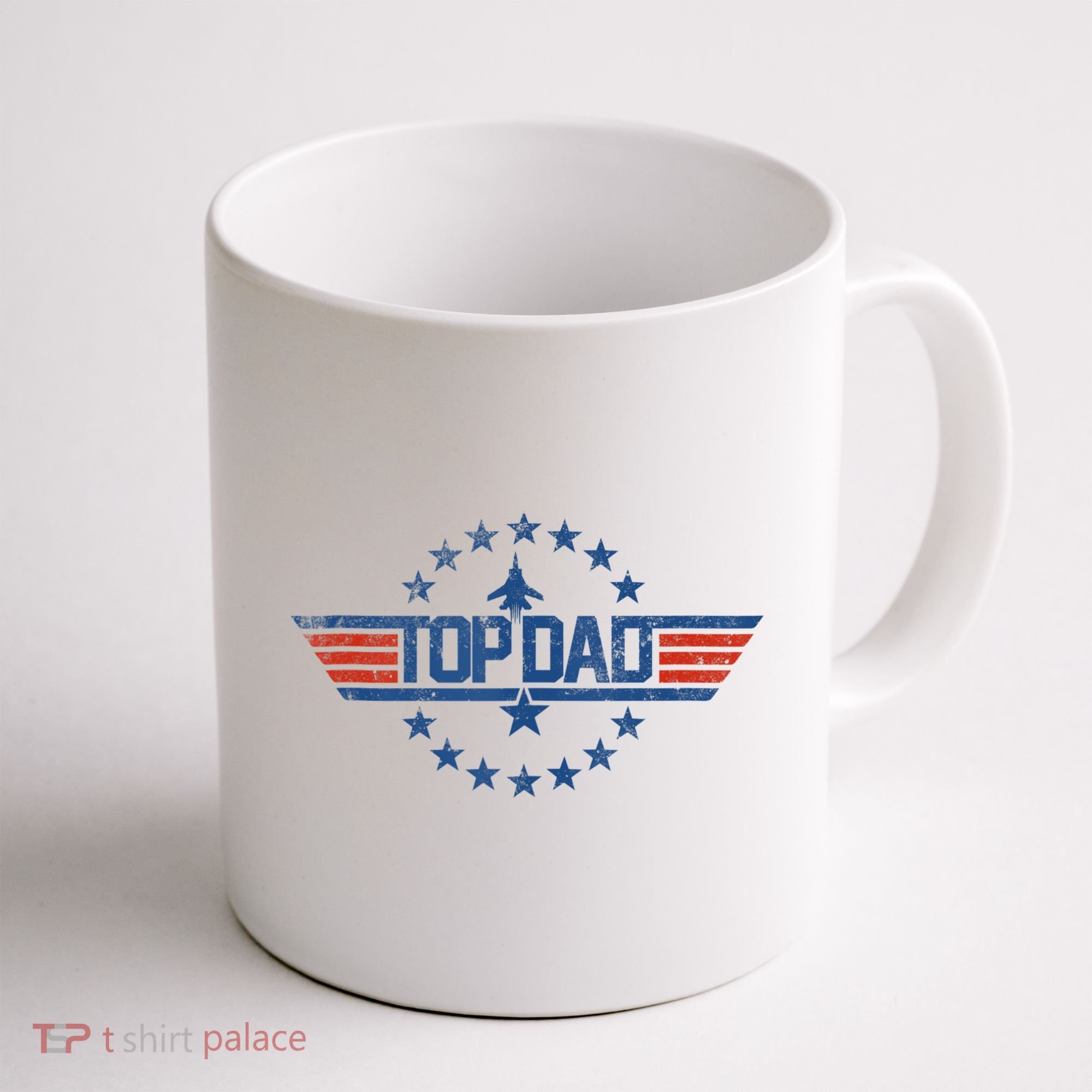 Top Dad Gift For Dad For Fathers Day Funny Top Gun Coffee Mug