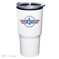 Top Dad Gift For Dad For Fathers Day Funny Top Gun Tumbler thumb 0