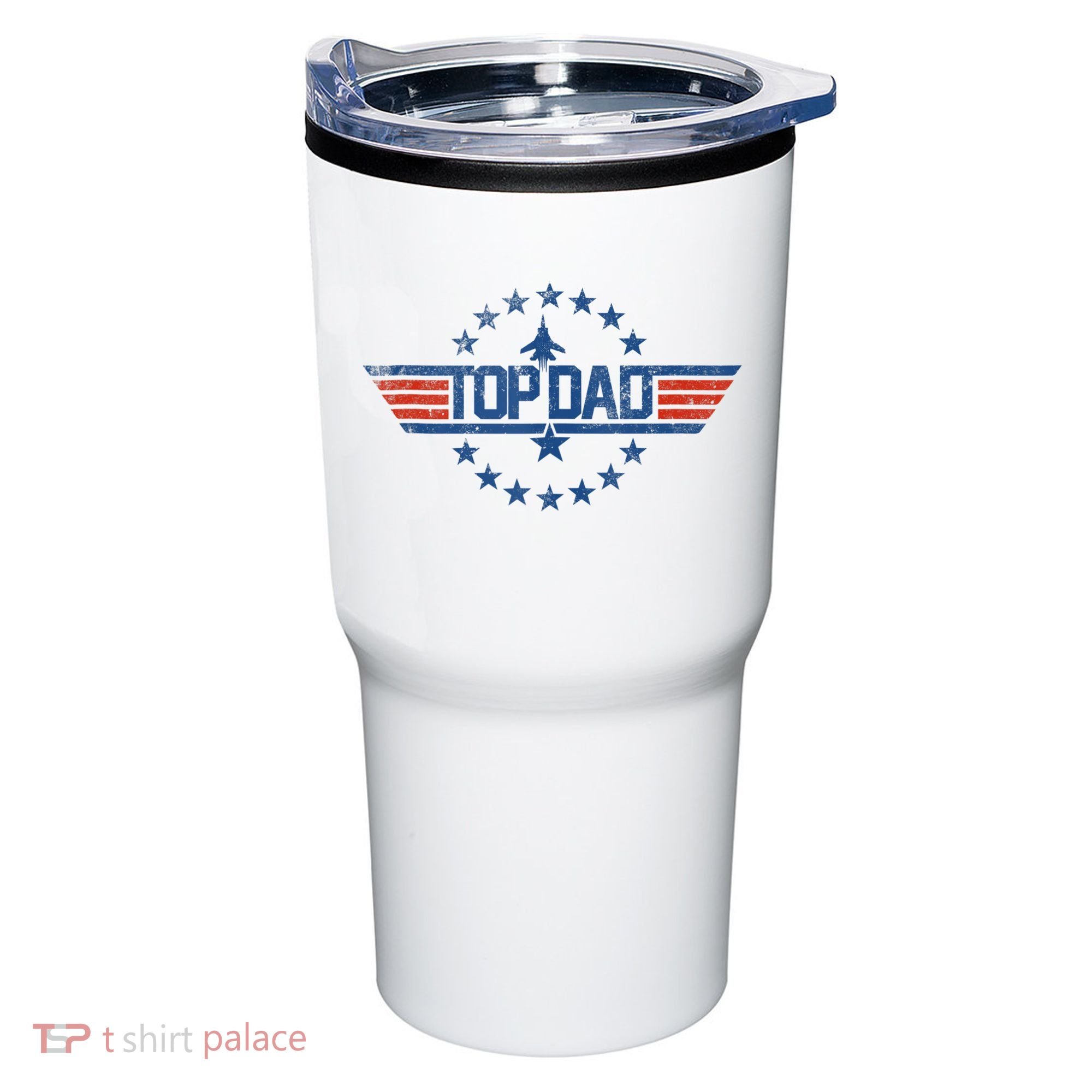 Top Dad Gift For Dad For Fathers Day Funny Top Gun Tumbler