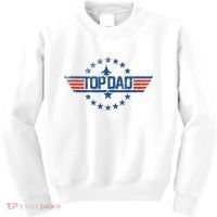Top Dad Gift For Dad For Fathers Day Funny Top Gun Kids Sweatshirt thumb 0