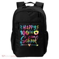 Tie Dye Happy 100th Day Of School Teacher Student 100 Days Backpack thumb 0