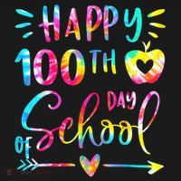 Tie Dye Happy 100th Day Of School Teacher Student 100 Days Visor thumb 3