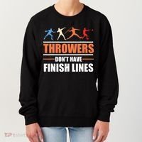 Throwers Dont Have Finish Lines Javelin Discus Shot Put Women's Sweatshirt thumb 0