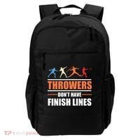 Throwers Dont Have Finish Lines Javelin Discus Shot Put Backpack thumb 0