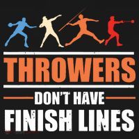 Throwers Dont Have Finish Lines Javelin Discus Shot Put Women's Hoodie thumb 2