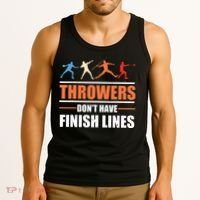 Throwers Dont Have Finish Lines Javelin Discus Shot Put Tank Top thumb 3