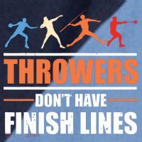 Throwers Dont Have Finish Lines Javelin Discus Shot Put Raglan Baseball Sleeve Shirt thumb 2