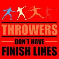 Throwers Dont Have Finish Lines Javelin Discus Shot Put Santa Hat thumb 1