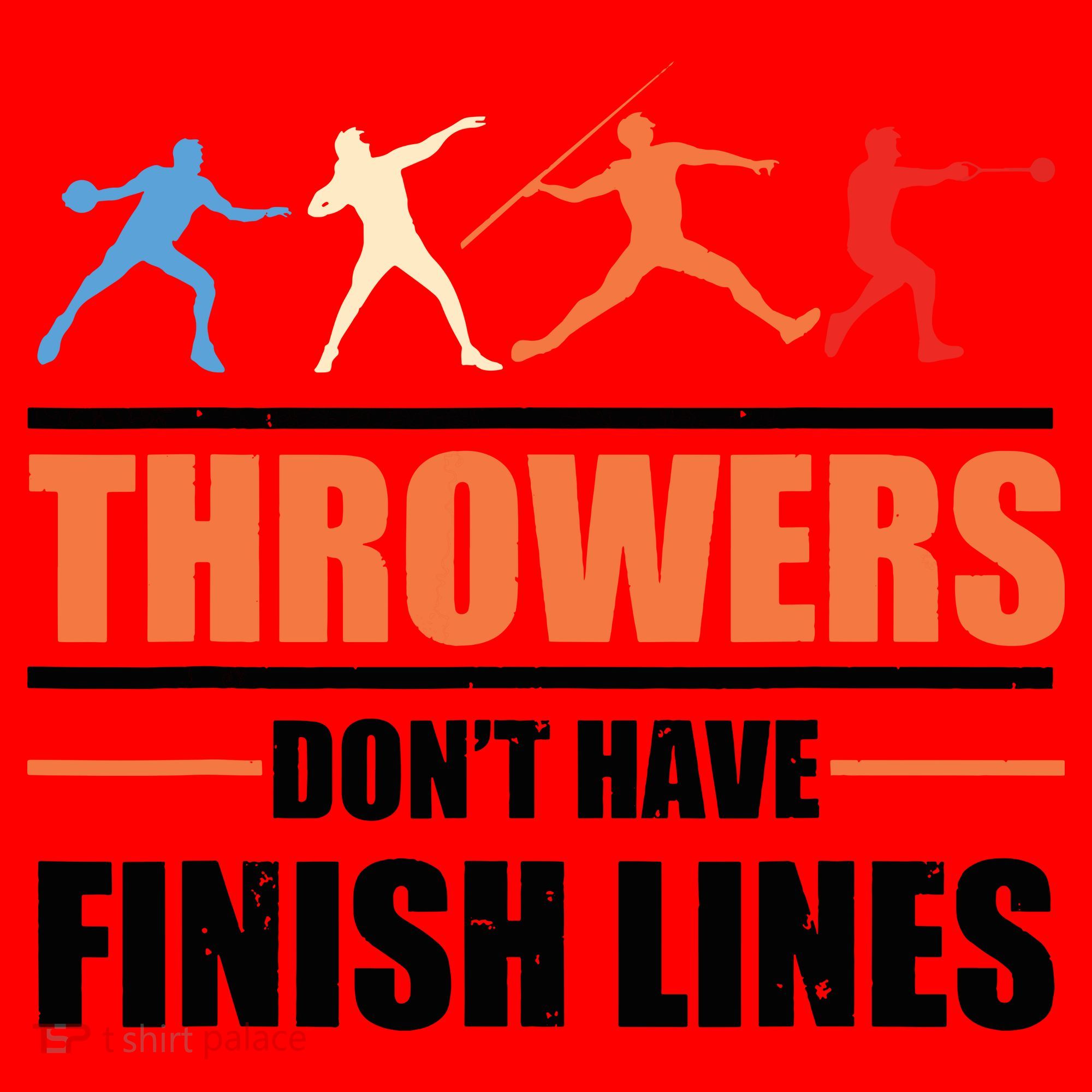 Throwers Dont Have Finish Lines Javelin Discus Shot Put Santa Hat