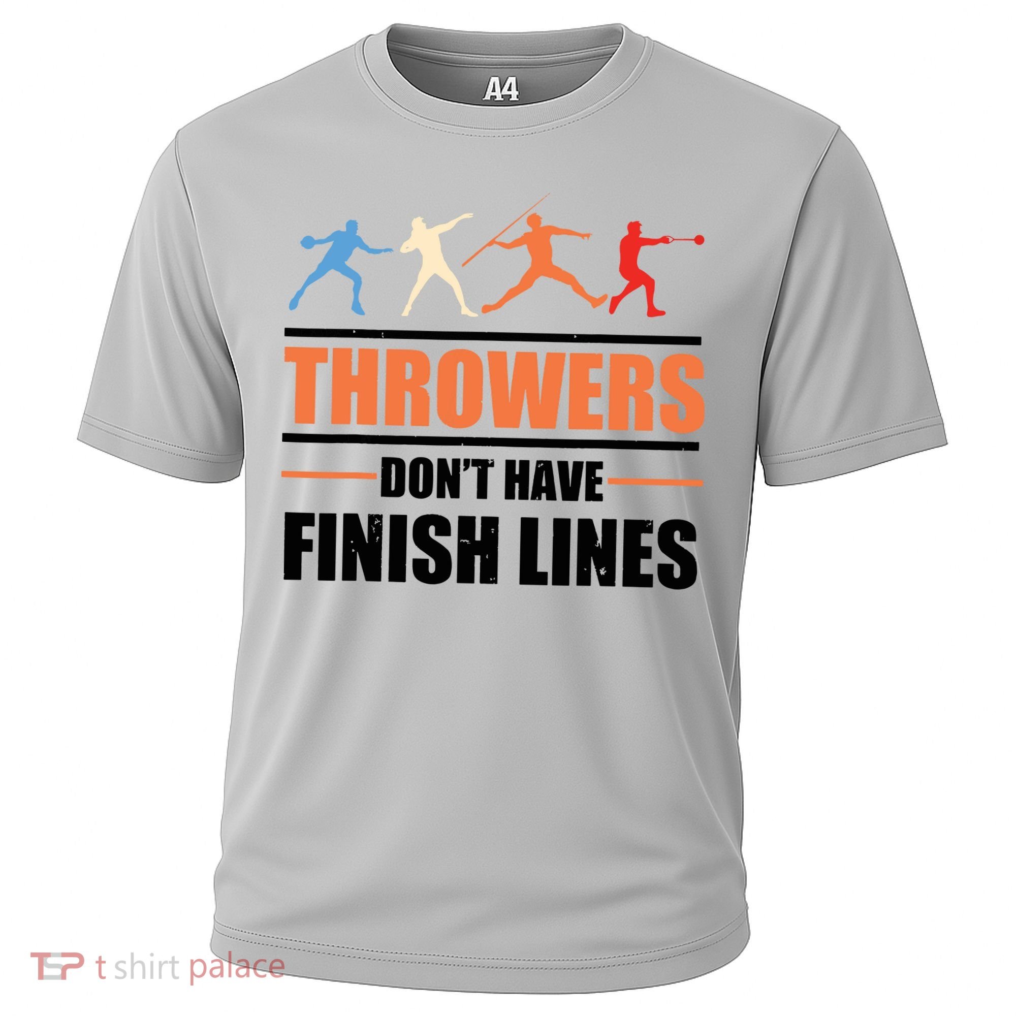 Throwers Dont Have Finish Lines Javelin Discus Shot Put Cooling Performance Crew T-Shirt