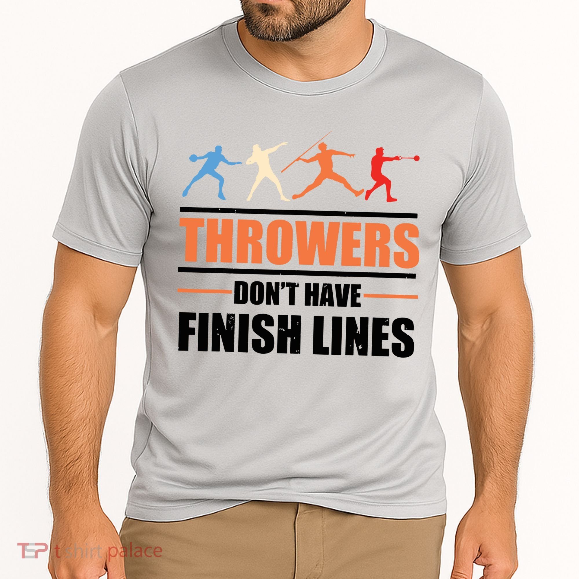 Throwers Dont Have Finish Lines Javelin Discus Shot Put Cooling Performance Crew T-Shirt