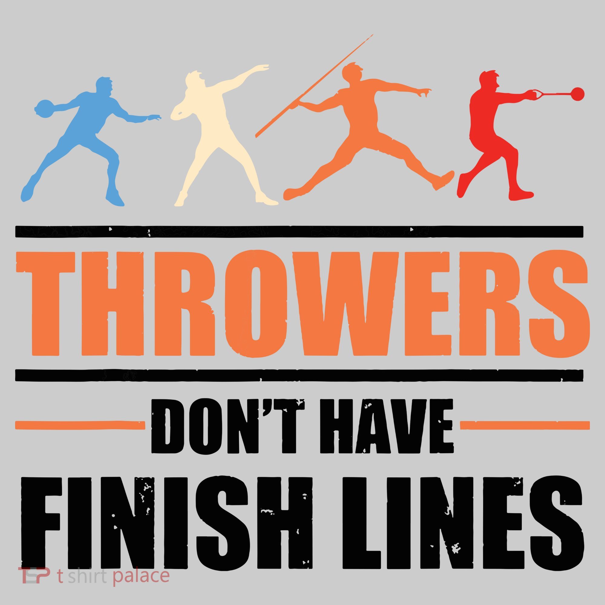 Throwers Dont Have Finish Lines Javelin Discus Shot Put Mousepad