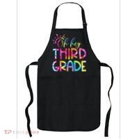 Tie Dye Hello 3rd Third Grade Teacher Student Back To School Apron thumb 0