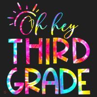 Tie Dye Hello 3rd Third Grade Teacher Student Back To School Tumbler thumb 3